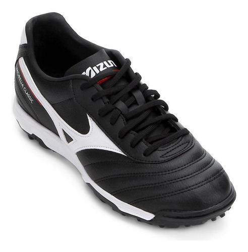 Chuteira Society Mizuno Morelia Classic As -preto/branco