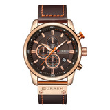 Reloj Curren 8291 De Cuero Y Cuarzo Para Hombre