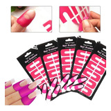 Peel Off Tape - Protector De Bordes - 10 Un. Nail Art