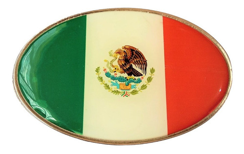 Emblema Mexico Bandera Metal Camioneta Auto Moto Camion Logo