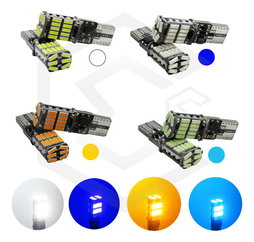 Kit 10 Focos De Pellizco 26 Led Canbus Smd Super Potente 12v