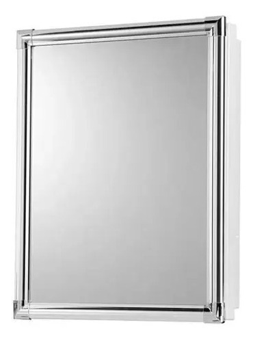 Armário Com Espelho - Alumínio 36x45cm - Astra Al43 Branco