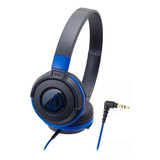 Auricular Audio Technica Ath S100 Plegable De Vincha Color Azul