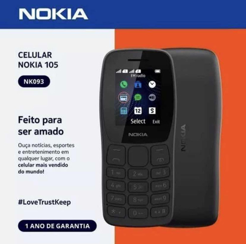 Celular 2 Chip Nokia 105