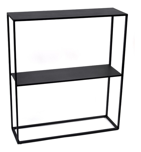 Rack Recibidor Mueble De Hierro Y Chapa Mesa De Apoyo