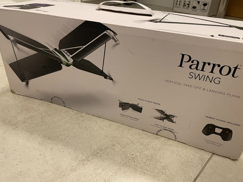 Drone Parrot Swing Com Câmera Sd Black 1 Bateria