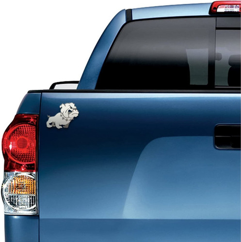 Emblema Sticker Cromo Adhesivo Metalico  Bull Dog Auto Moto Foto 4