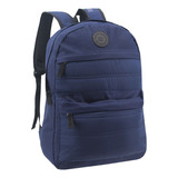 Mochila Wilson Urbana Deportes Gym Porta Notebook Escolar Color Azul