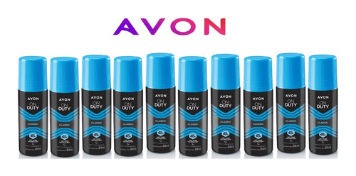 Paq. 10 Desodorantes On Duty Clasico Avon Roll-on