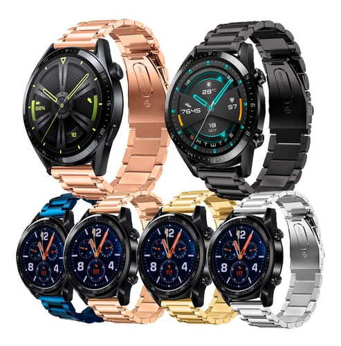 Correa Acero Malla Compatible Con Huawei Watch Gt 3 2 1 46mm