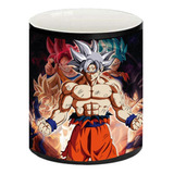 Taza Mágica 3d Goku Ultra Instinto Dominado Dragon Ball 