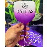 Kit 50 Taça De Gin Degradê 450ml Personalizada Promoção