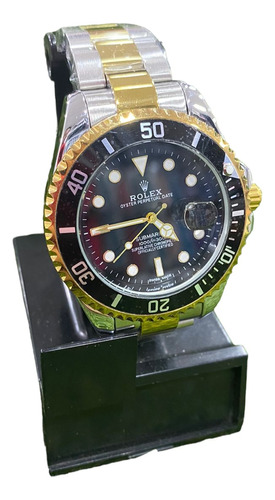 Reloj Submariner Acero Oro Negro Automatico Reacondicionado