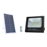 Lampara Calle Reflector Recargable Panel Energia Solar 600w