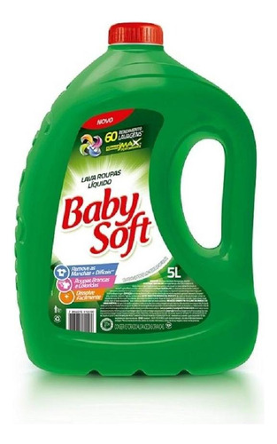 Lava Roupas Liq Baby Soft Verde 5l