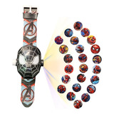 Venom Reloj Pulsera Proyector 24 Imágenes Spiderman Marvel