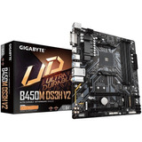 Tarjeta Madre Gigabyte B450m Ds3h V2 4xddr4 2xpcie Usb3 Am4