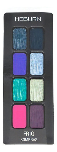 Heburn Maquillaje Profesional Paleta Sombras Ojos Frios 940 Color De La Sombra Frío