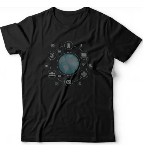 Camiseta Algodão Tecnologia - Internet