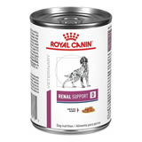 Alimento Royal Canin Veterinary Diet Canine Renal Support D Para Perro Adulto De Raza  Mini, Pequeña, Mediana Y Grande Sabor Mix En Lata De 370g