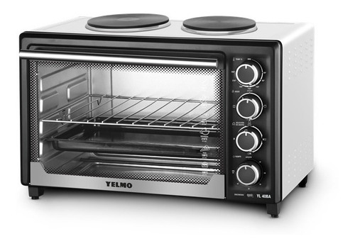 Horno Eléctrico Yelmo 40 Litros Yl40ba Doble Anafe 3200w