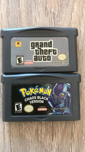 Gta + Pokémon Chaos Black Version Gameboy Advance