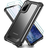 Funda Para Samsung Galaxy S20 Fe - Negra + 2 Protectores