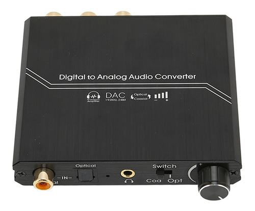 Convertidor De Sonido Dac Digital A Analógico 192 Khz Óptico