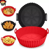 Cesto Forma De Silicone Airfryer 20cm Protetor Antiaderente