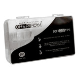 Soft Gel Tips Coffin Largo 500 Pcs Cherimoya Gel X