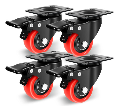 Plate Casters Nefish Lj-pc-2in