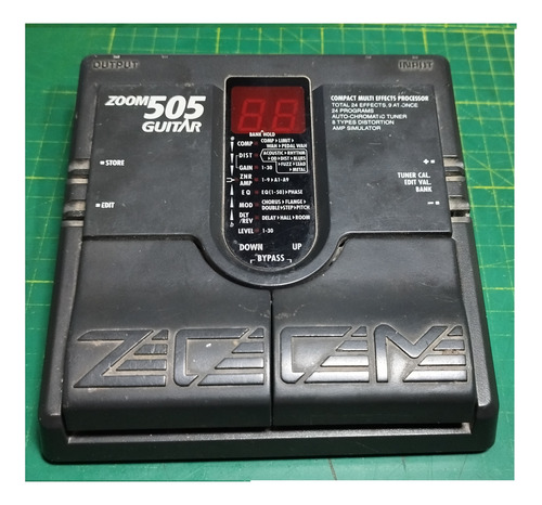 Zoom 505 Guitar Pedal Multi Efecto Guitarra Reparar/repuesto