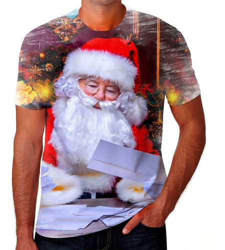 Camisetas Camisa Papai Noel Natal Festa Luxo Envio Rapido 18