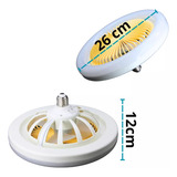 Foco Led Con Ventilador De Techo Control Remoto