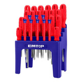 Set Kit Juego 26 Piezas Destornilladores Ph Plano Torx 