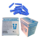 Lancetas Caja X 100 Unidad Lanceta Esteril Glicemia Muestra