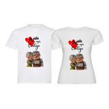 Camisetas Para Pareja Up Camisetas Novios Set X2 Viejitos Up