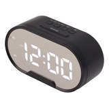 Reloj Despertador Digital Con Pantalla Led Usb, Espejo Blanc