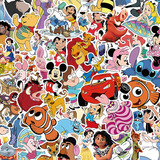 Pack 20 Calcomanías Stickers Termo Vinilo Disney Usa