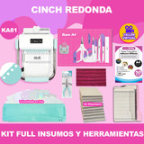 Kit Encuadernadora Cinch Redonda + Herramientas Ka81