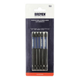 Set Puntas Atornillador Impacto Bremen Ph2 X 90mm 5u 7865