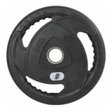 Disco Olímpico 5kg Forrado Caucho Barras Pesas Gym Sport