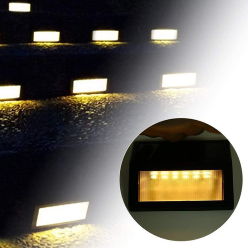 Luces Solares Para Escalones, Luces Led Solares Inalámbricas