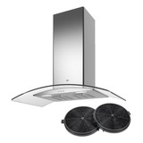 Campana Extractor Isla Lacar 90cm Sin Salida 3v C/luz - Tst