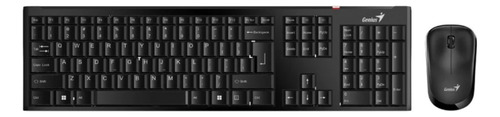 Kit Teclado+mouse Genius Slimstar Kb-8000se Wireless Black 