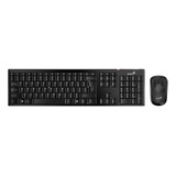 Kit Teclado+mouse Genius Slimstar Kb-8000se Wireless Black 