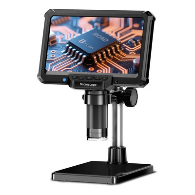 Microscopio Electrónico Académico Con 7in Pantalla Lcd 1080 Hd 16 Mp,zurevalo | Envío gratis