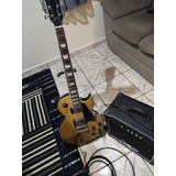 Guitarra Less Paul + Amplificador + Suporte + Cabo P10