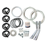 Kit De Instalacion Aluminio 4500fg 3mts Con Mensula Ghg