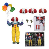 1 Boneco De Ação Do Palhaço Neca 1990 The Movie It